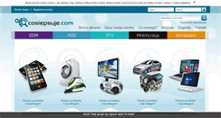 Desktop Screenshot of cosiepsuje.com